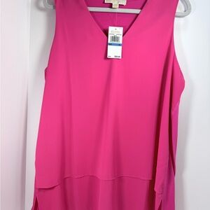 Michael Kors Fuchsia Sleeveless Blouse